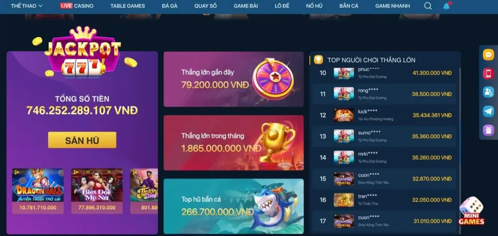 Giao diện 7ball App thân thiện và dễ sử dụng